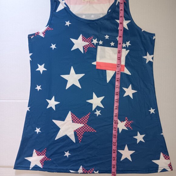 STARS AND STRIPES PATRIOTIC TANKTOP - Picture 5 of 13